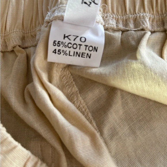 Men's Casual Cream Sweatpants - Picture 4 of 7